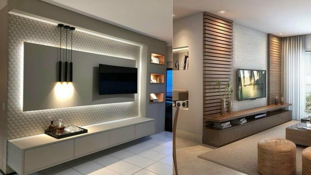 Ideas To Decorate The Wall You Hang Your TV On - Healthy House