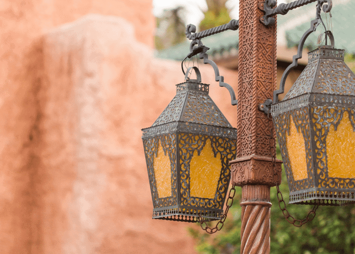 exotic Moroccan lanterns