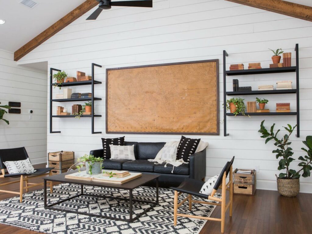 shiplap walls in every room